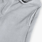 Pantaloni velluto a palazzo cenere