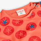 T-shirt mezza manica gialla/rosa/rossa