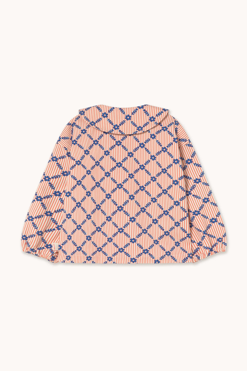 Camicia a quadri floreali