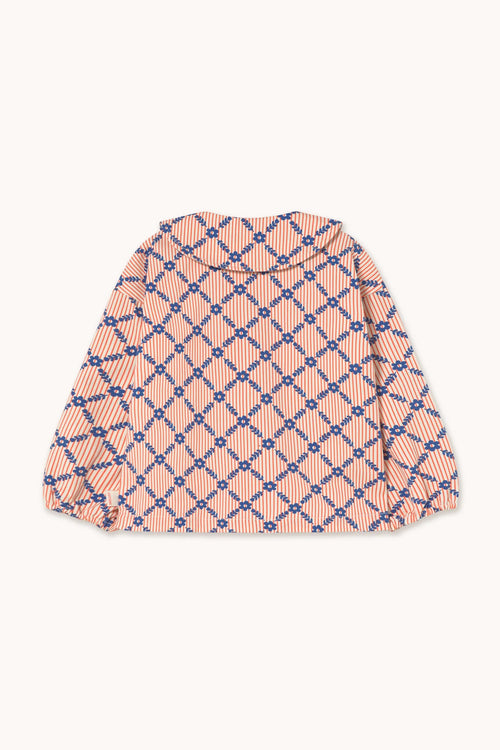 Camicia a quadri floreali