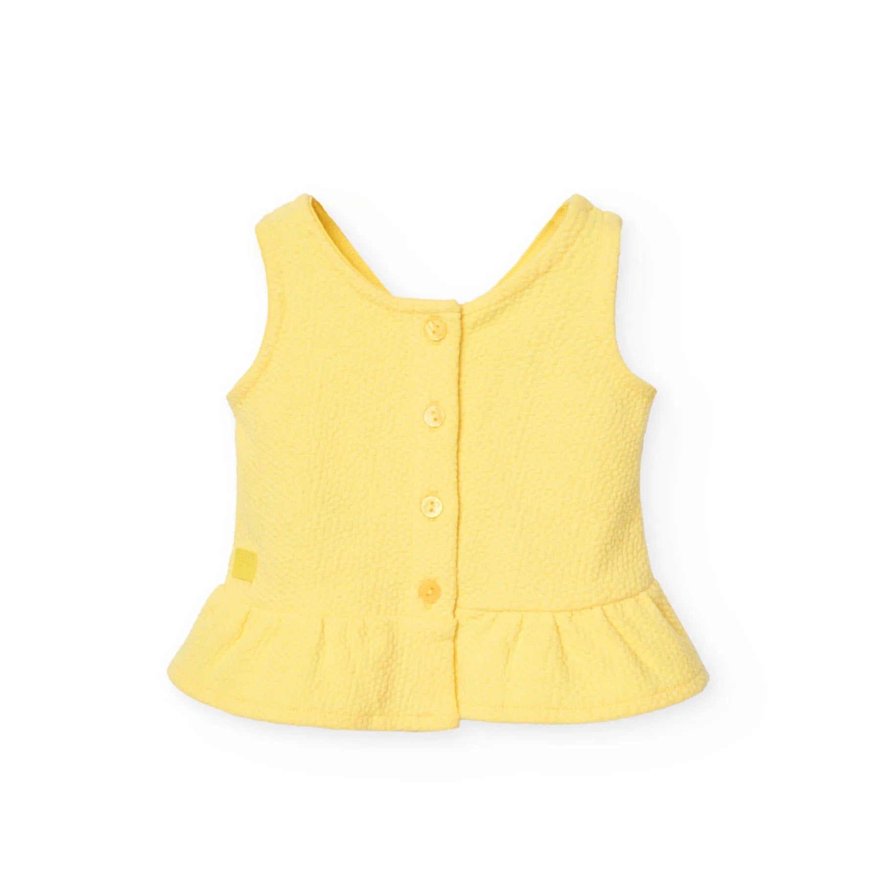 Top con rouge giallo