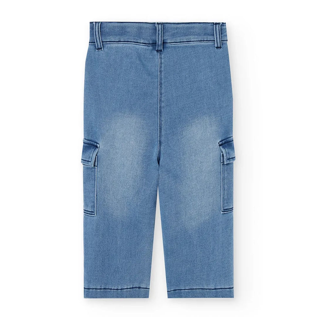 Jeans a palazzo con tasche