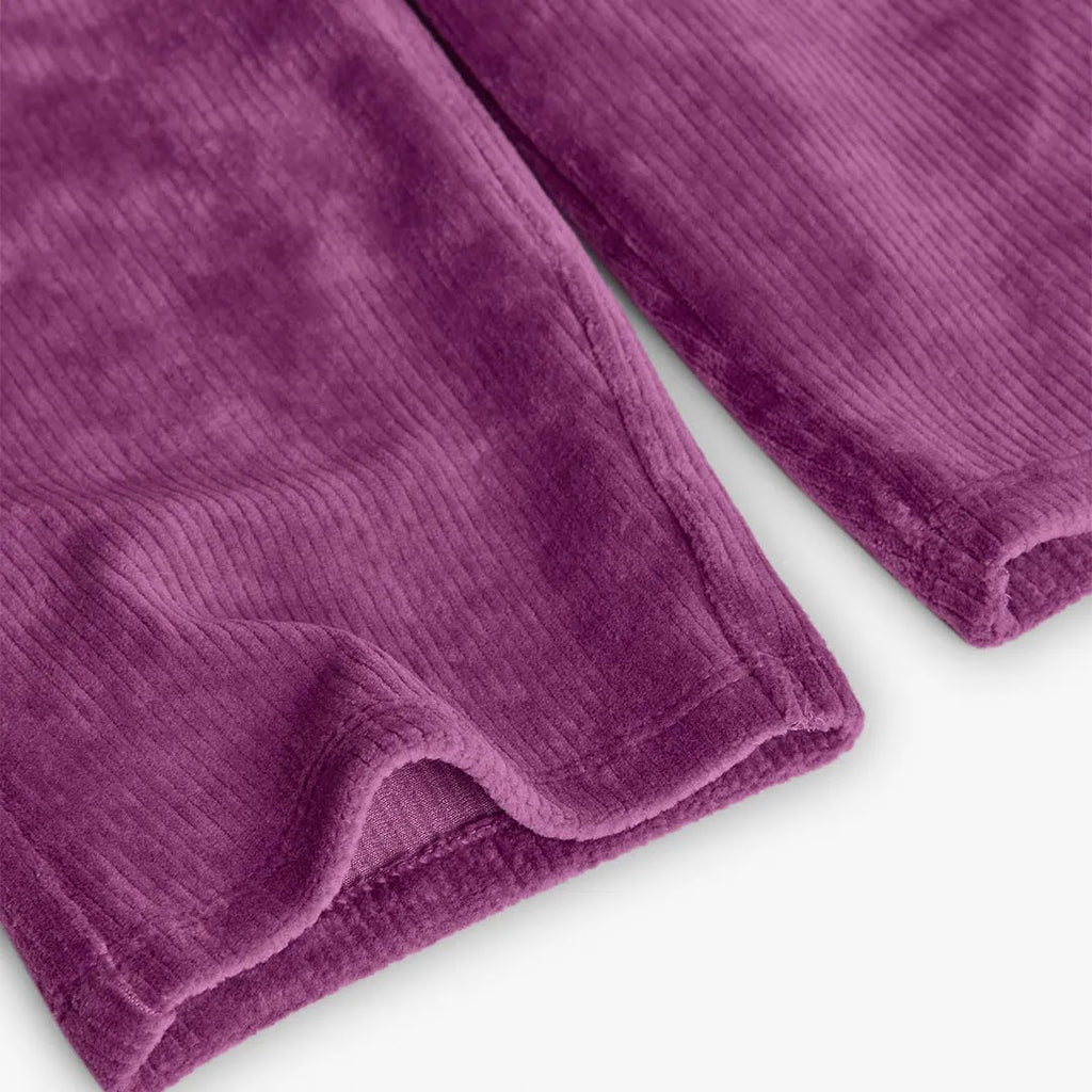 Leggings velluto a coste viola