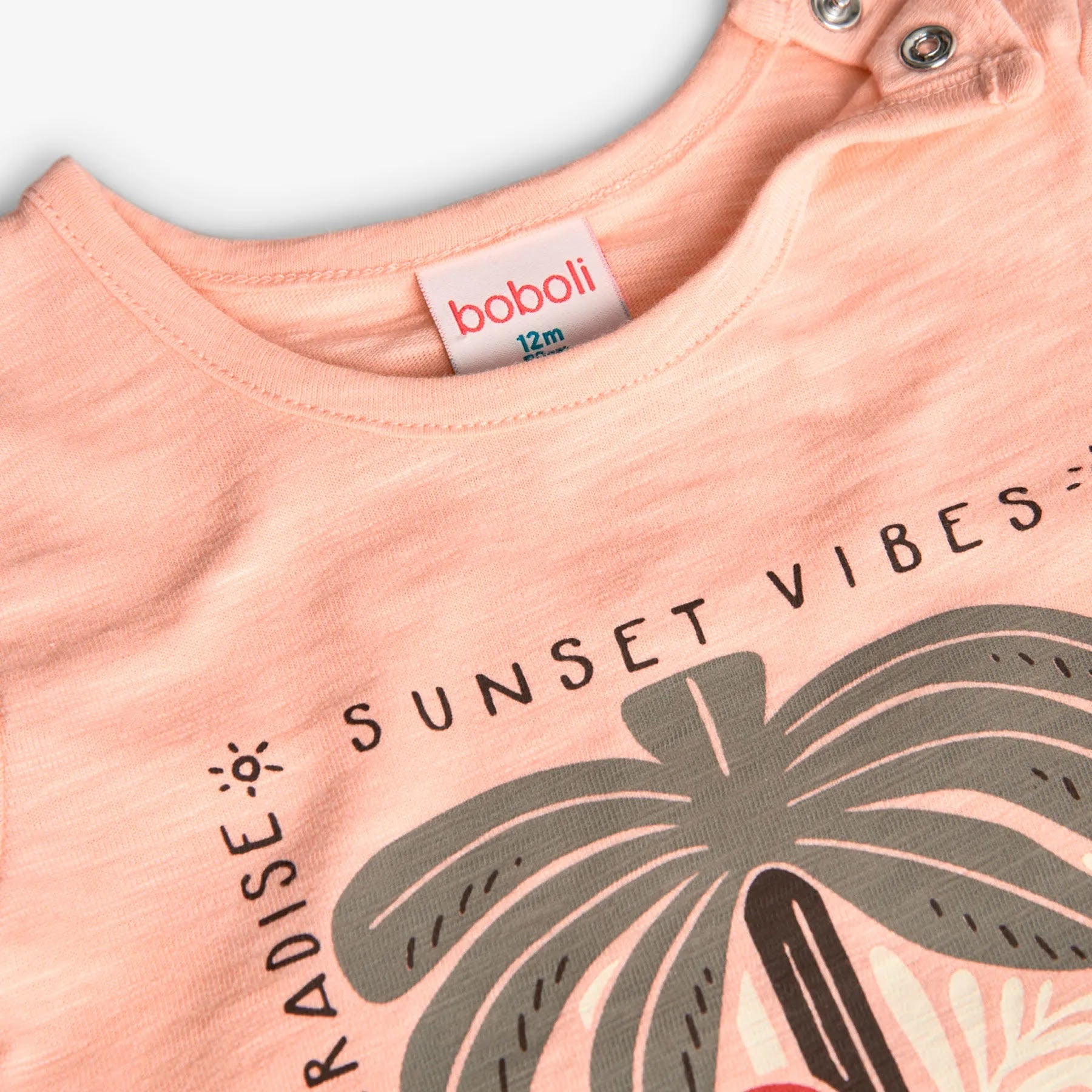 T-shirt manica lunga con retro san gallo rosa
