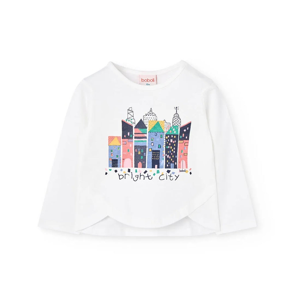 Maglietta manica lunga ‘bright city’