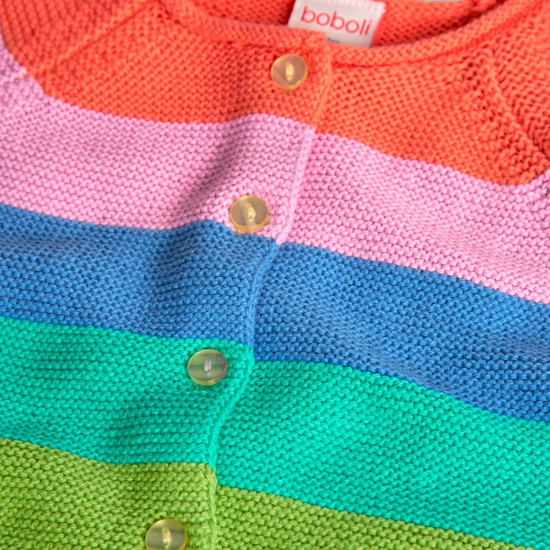 Cardigan tricot a righe