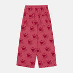 Pantaloni dritti gatto all over