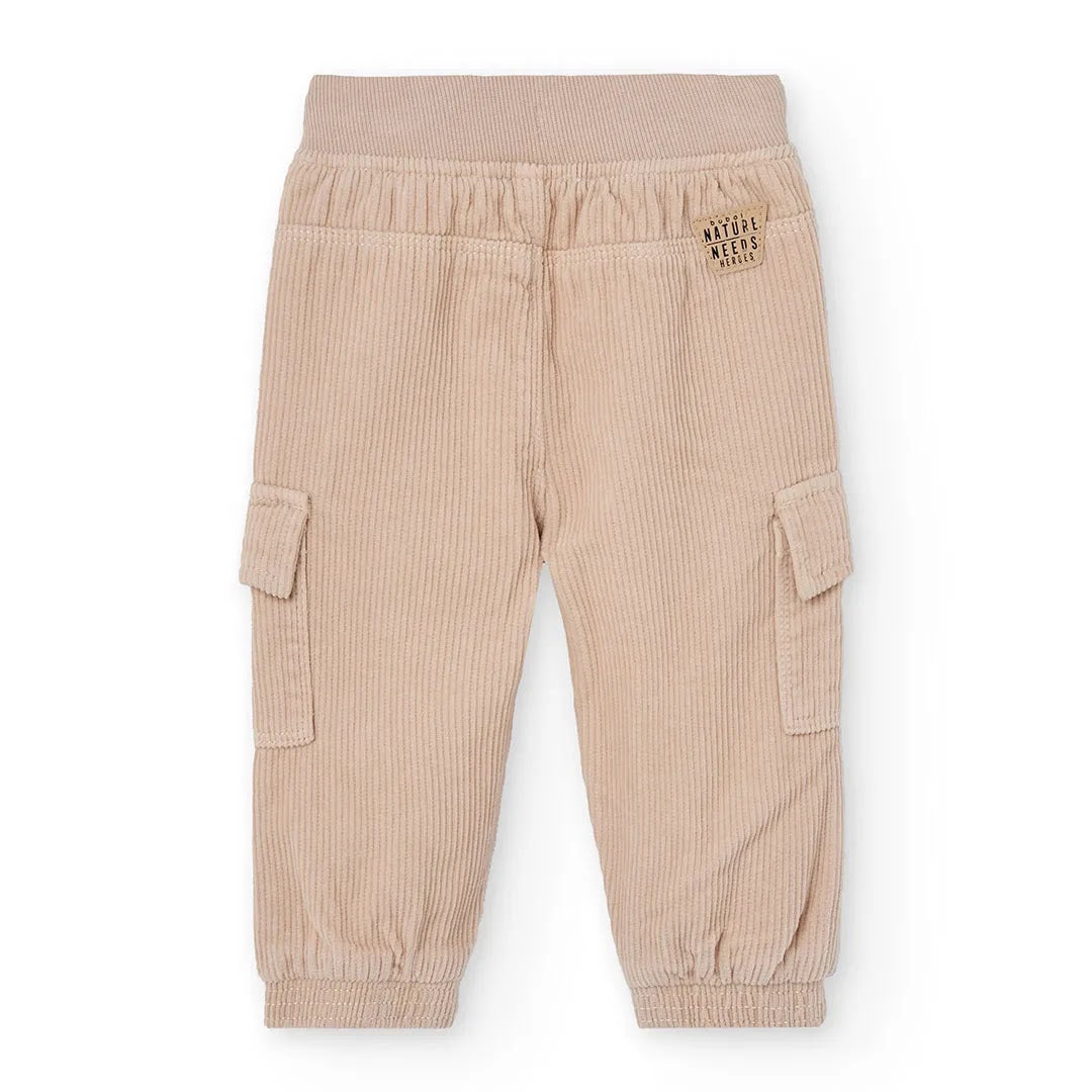 Pantaloni velluto bimbo tastoni