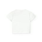 T-shirt mezza manica bianca summer time