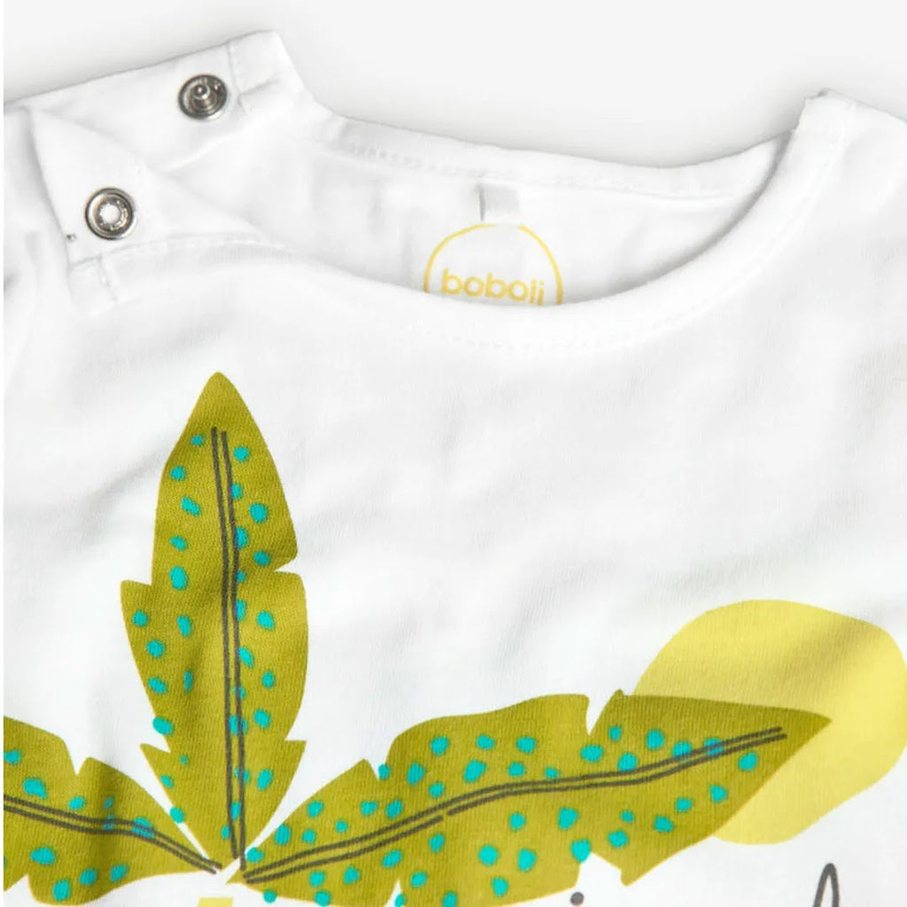 Tutina mezza manica con stampe animali