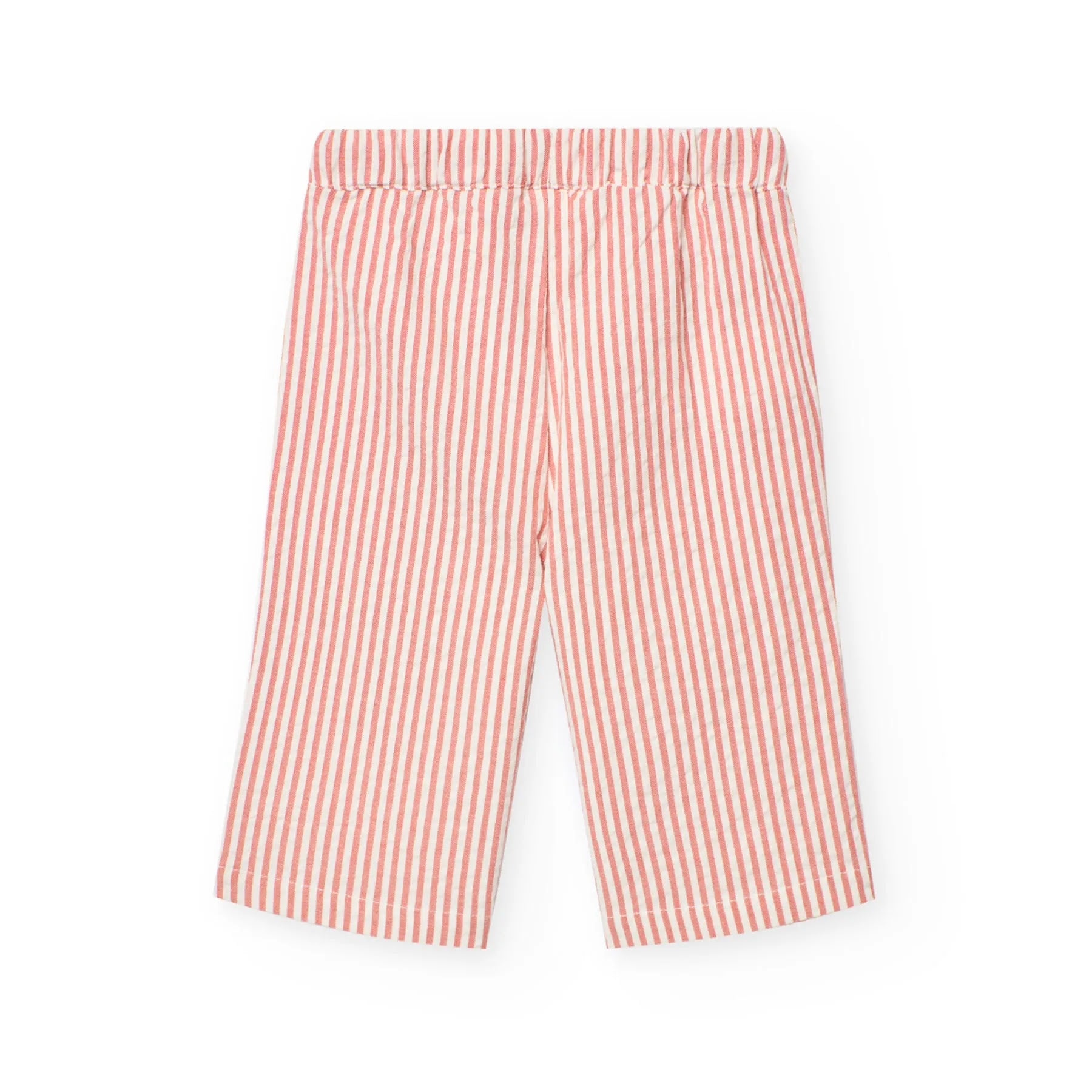 Pantaloni a righe terraccotta