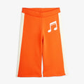 Pantalone tuta a palazzo Note arancio