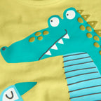 Completo t-shirt mezza manica e pantaloncino coccodrillo
