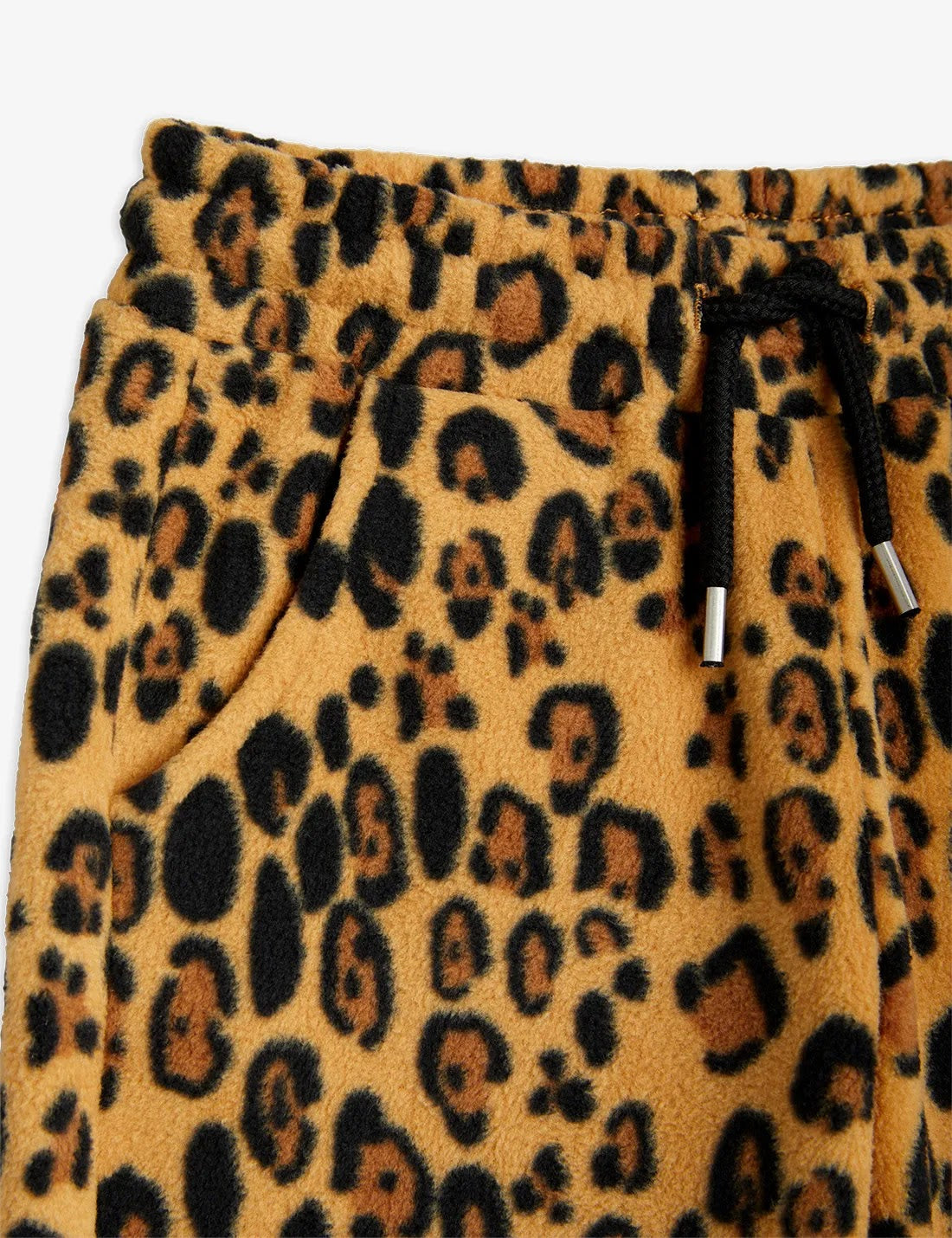 Pantaloni in pile leopardato