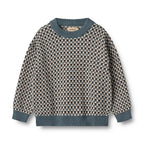 Maglione girocollo jacquard Flores