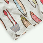 T-shirt mezza manica surf all over melange