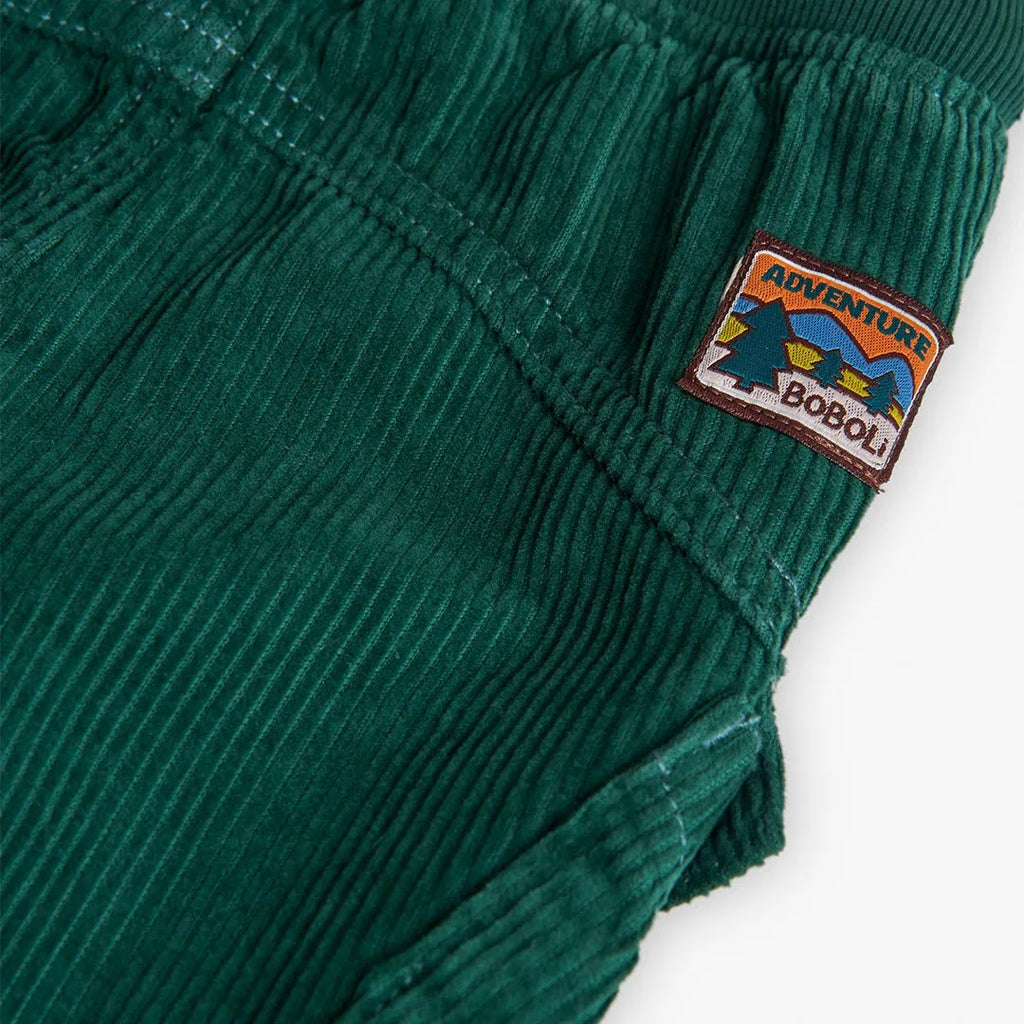 Pantaloni velluto verdi bambino