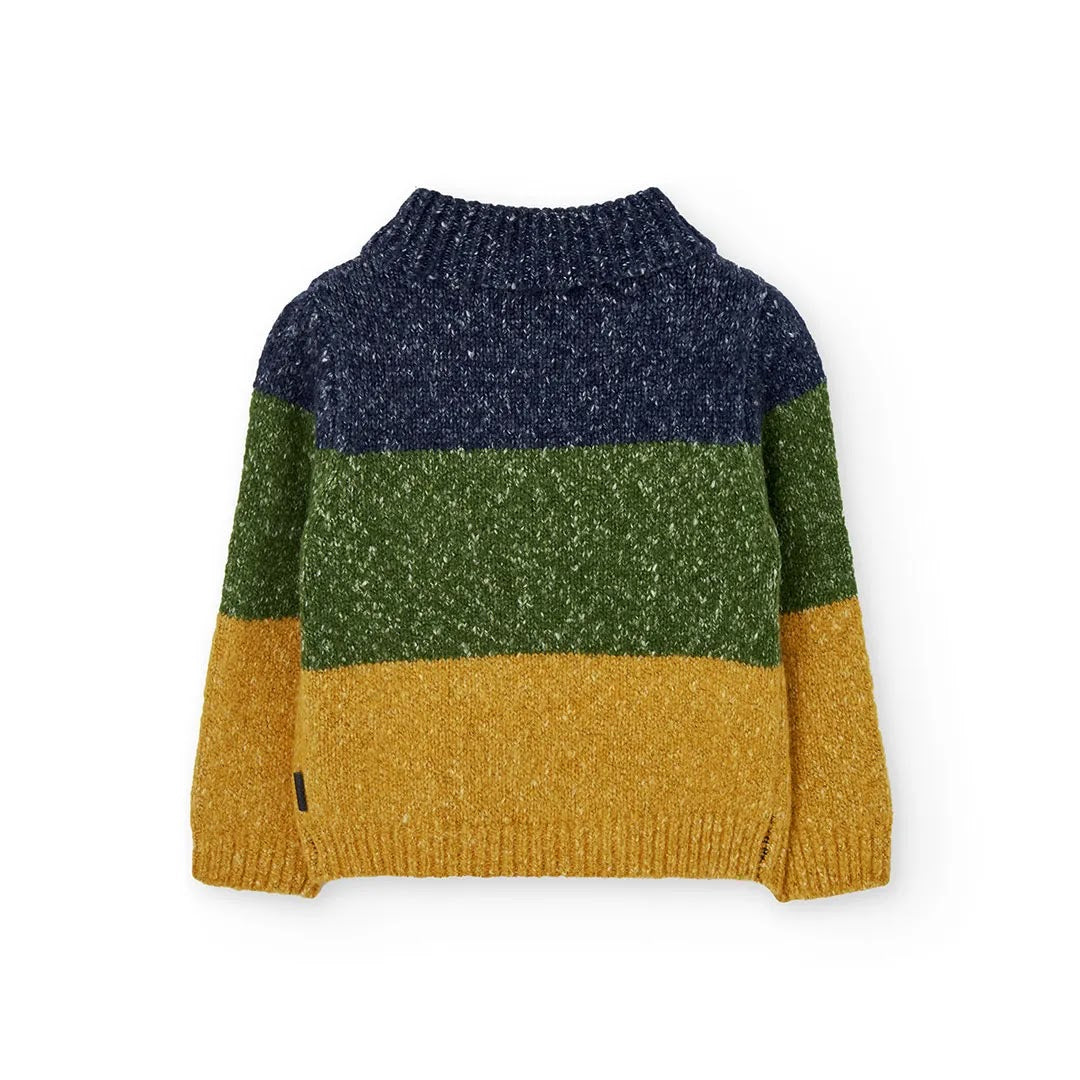 Maglione bambino collo a barca