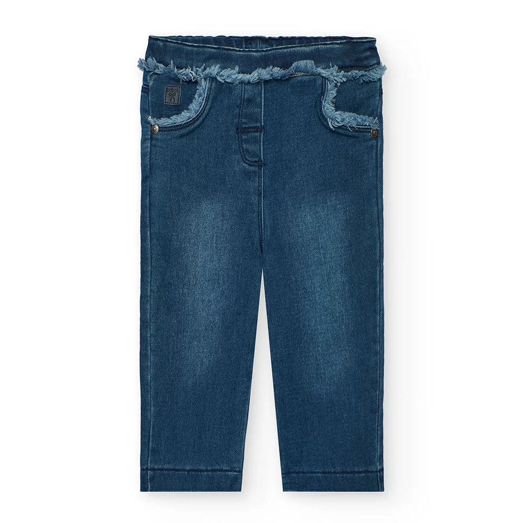 Pantaloni denim blu