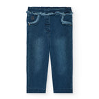 Pantaloni denim blu