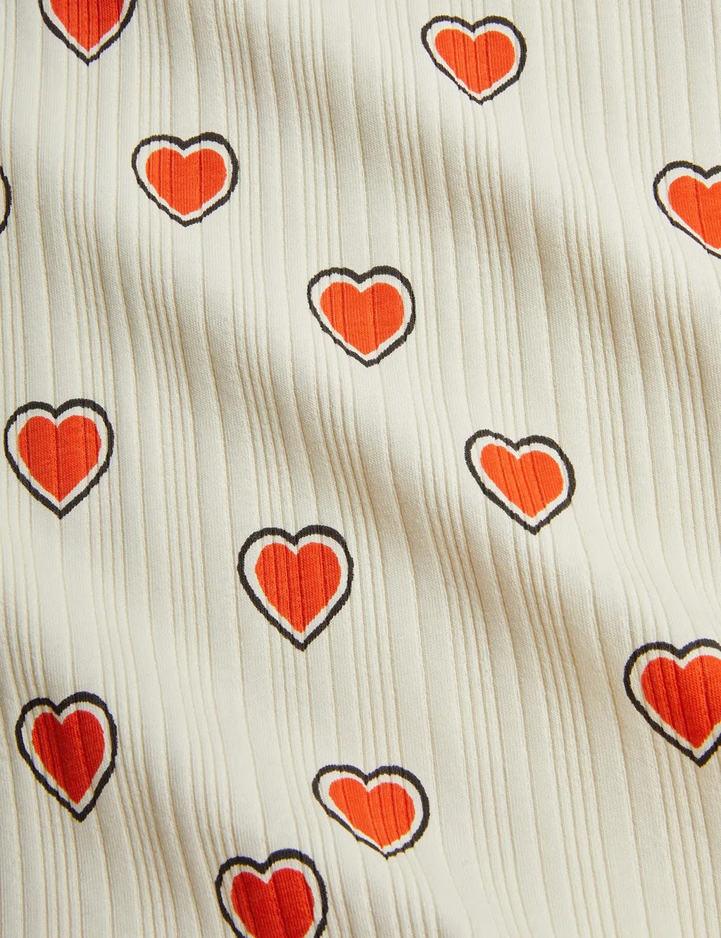 Leggings flare stampa cuore