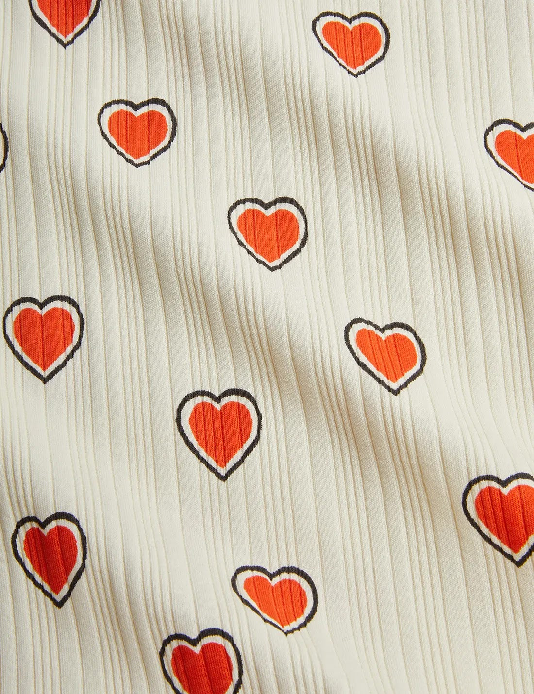 Leggings flare stampa cuore
