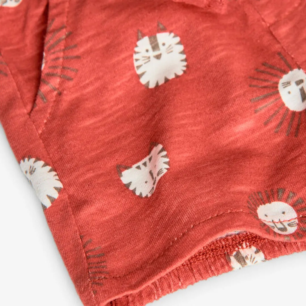 Completo t-shirt mezza manica con pantaloncino stampato