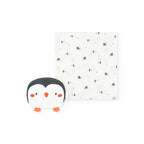 Pack coperta e bavaglino pinguino