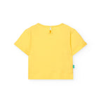 T-shirt mezza manica gialla summer