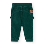 Pantaloni velluto verdi bambino