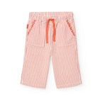 Pantaloni a righe terraccotta