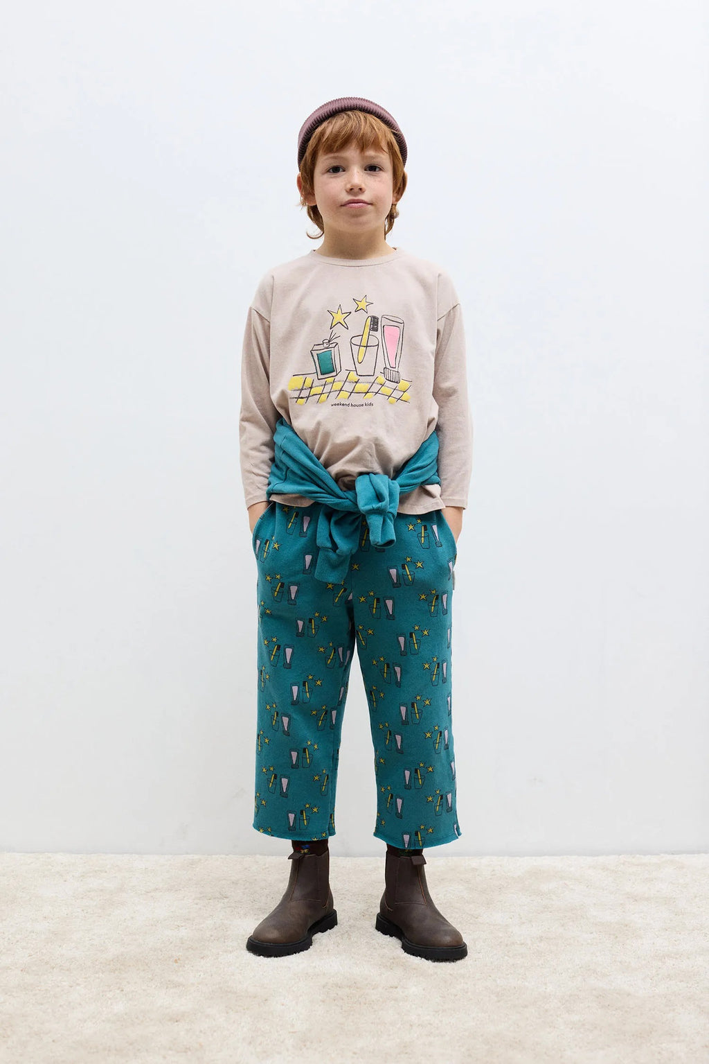 Pantalone palazzo tuta ‘magic toothbrush’