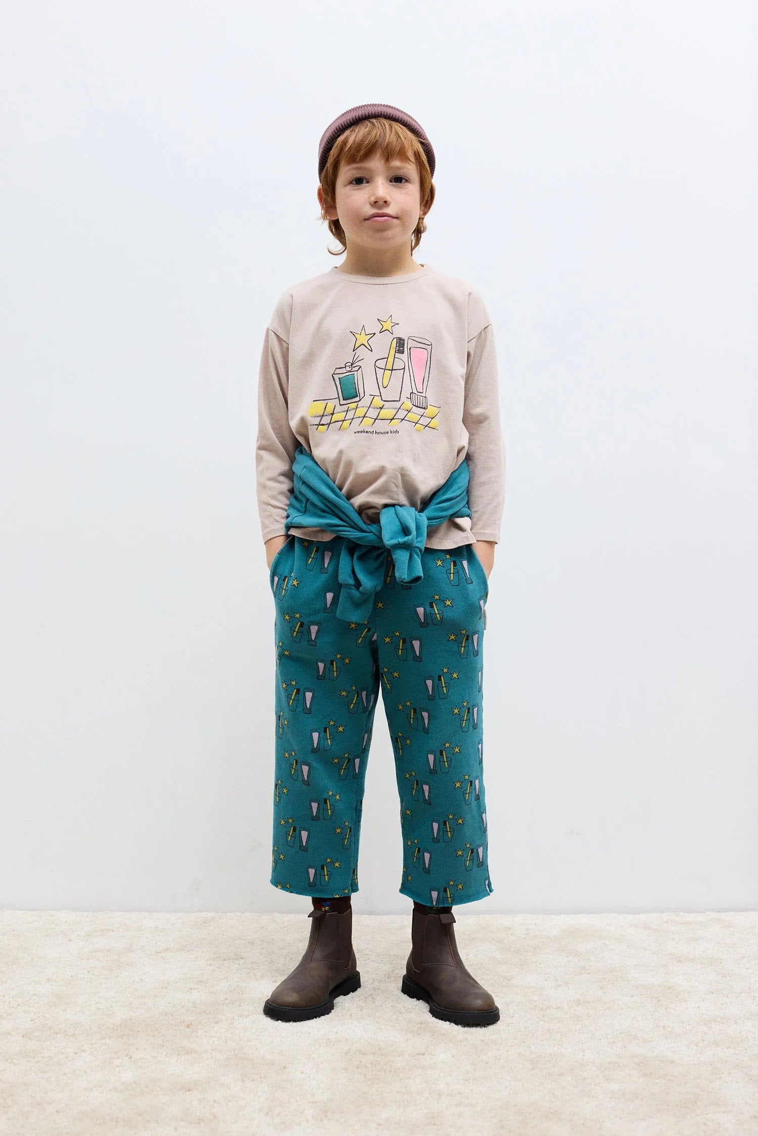 Pantalone palazzo tuta ‘magic toothbrush’