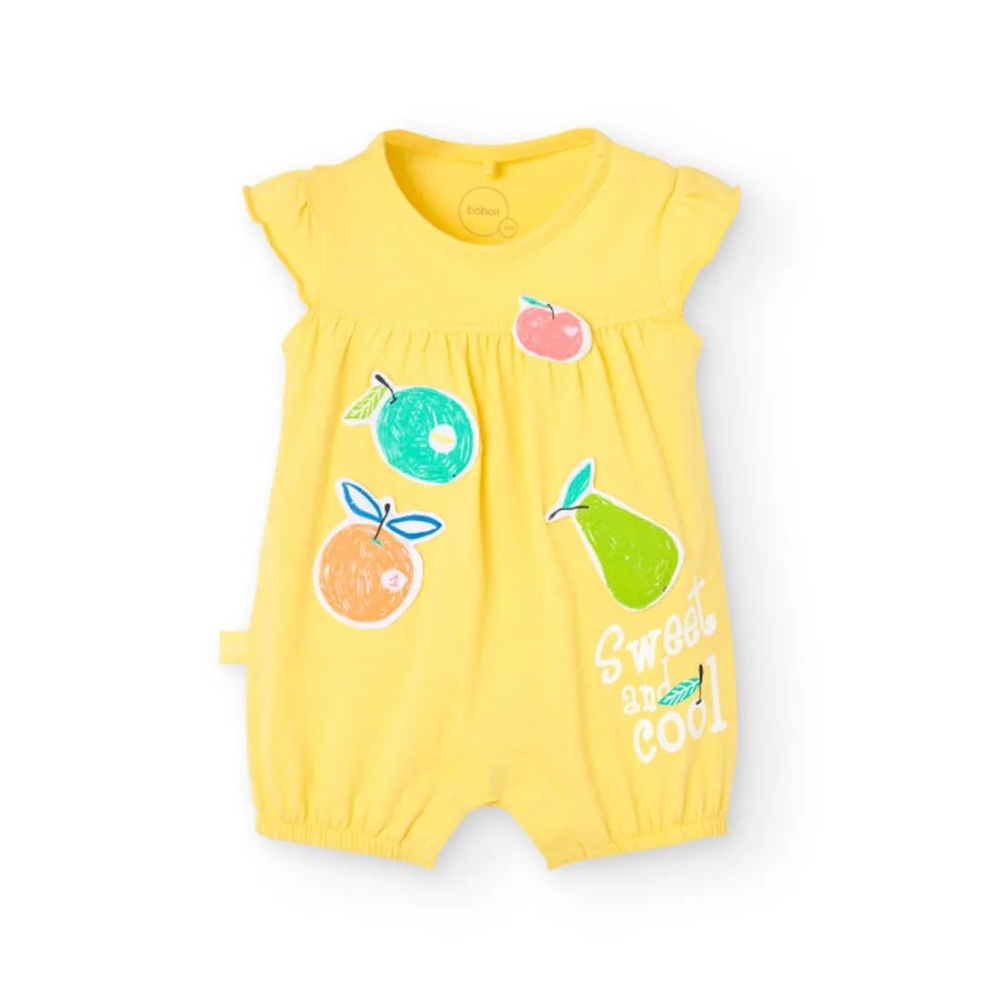Pagliaccetto giromanica giallo sweet and cool