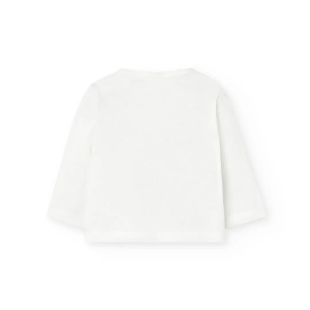 Completo t-shirt manica lunga e pantaloni lunghi mussola