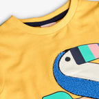 T-shirt mezza manica tucano giallo