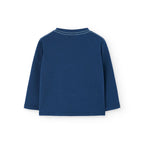 Maglietta manica lunga bambino blu funivia