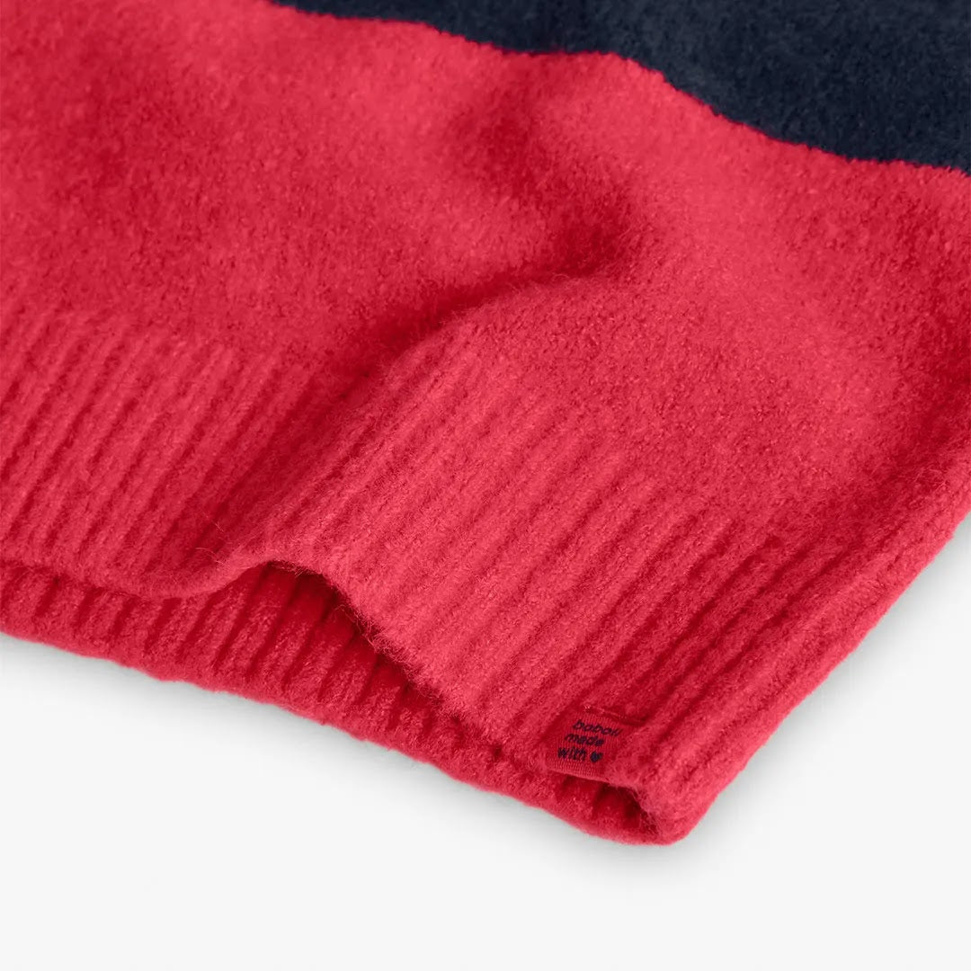 Maglione color block ragazza