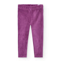 Leggings velluto a coste viola