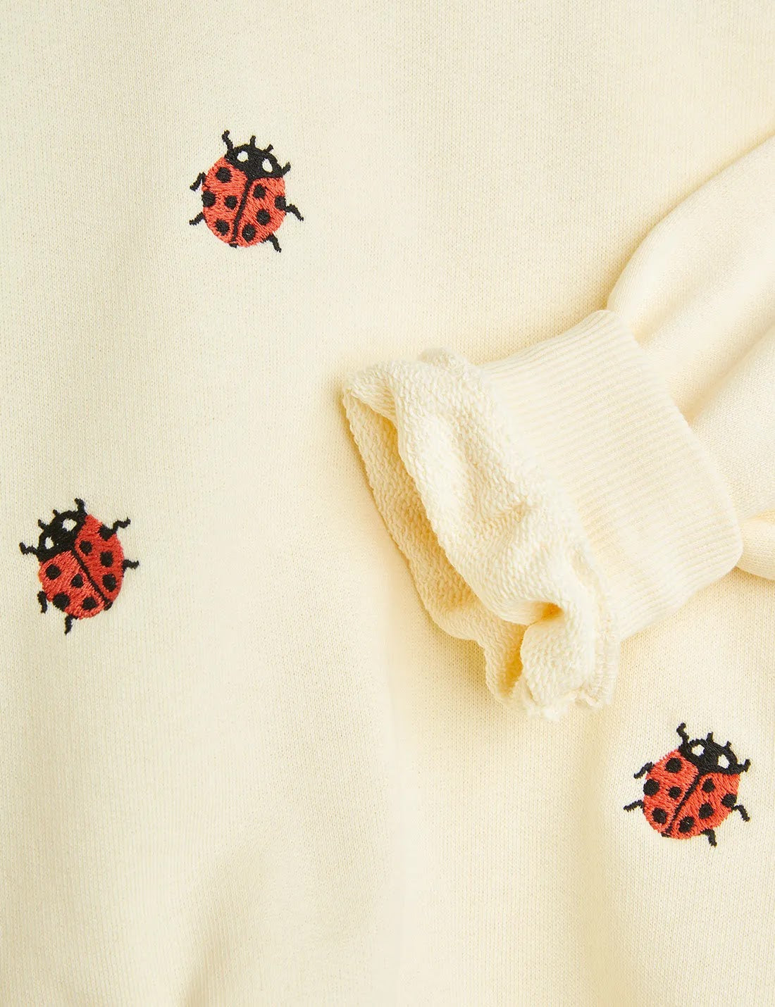 Felpa Coccinella bianco