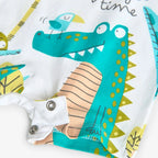 Tutina mezza manica con stampe animali
