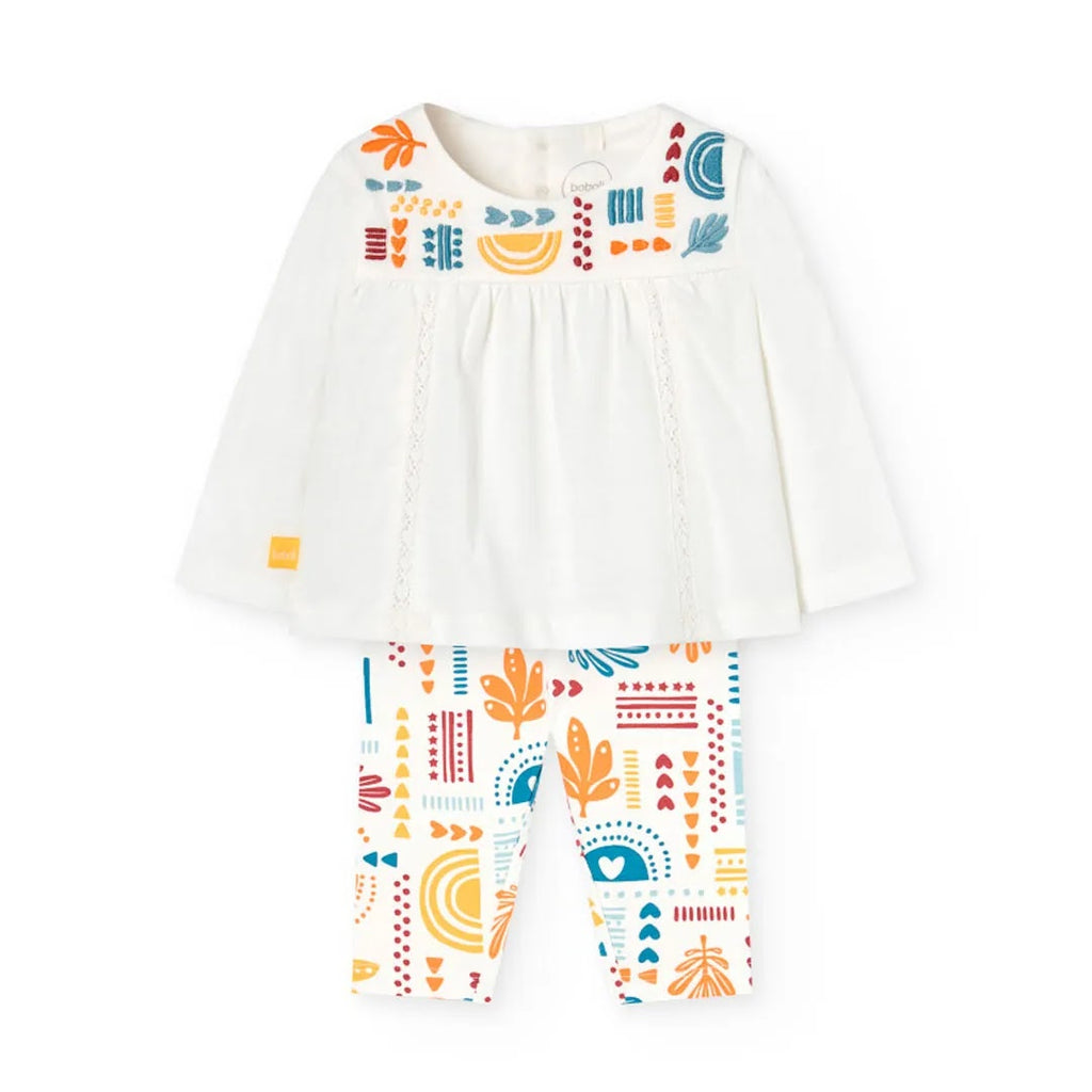 Completo blusa manica lunga e leggings