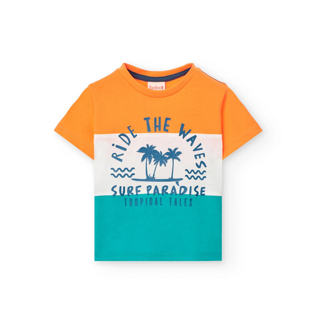 T-shirt mezza manica surf paradise
