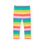 Leggings millerighe toni vivaci