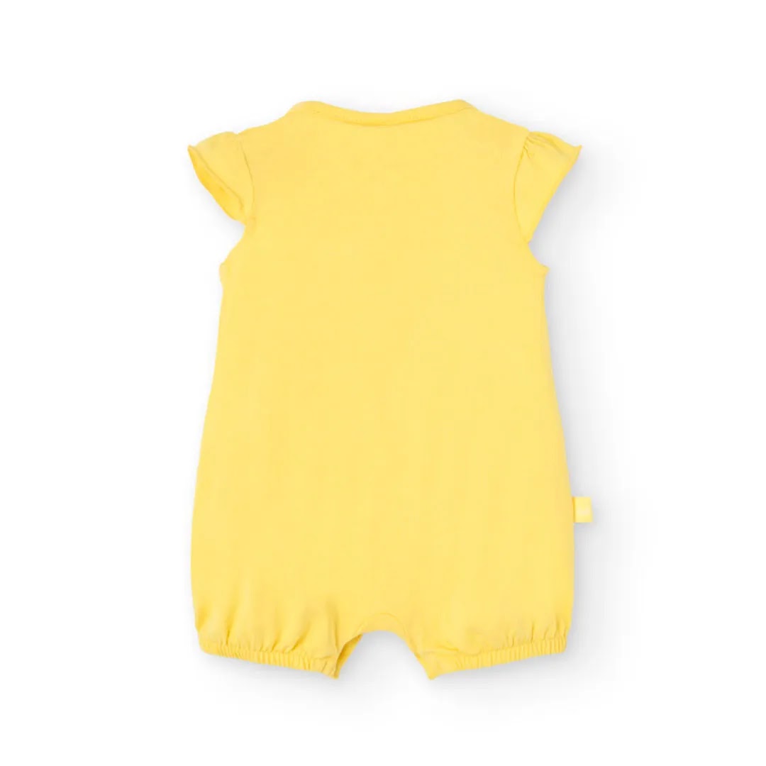 Pagliaccetto giromanica giallo sweet and cool