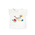 Completo t-shirt giromanica e leggings millerighe