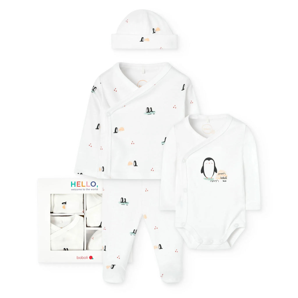 Set regalo per neonati pinguino