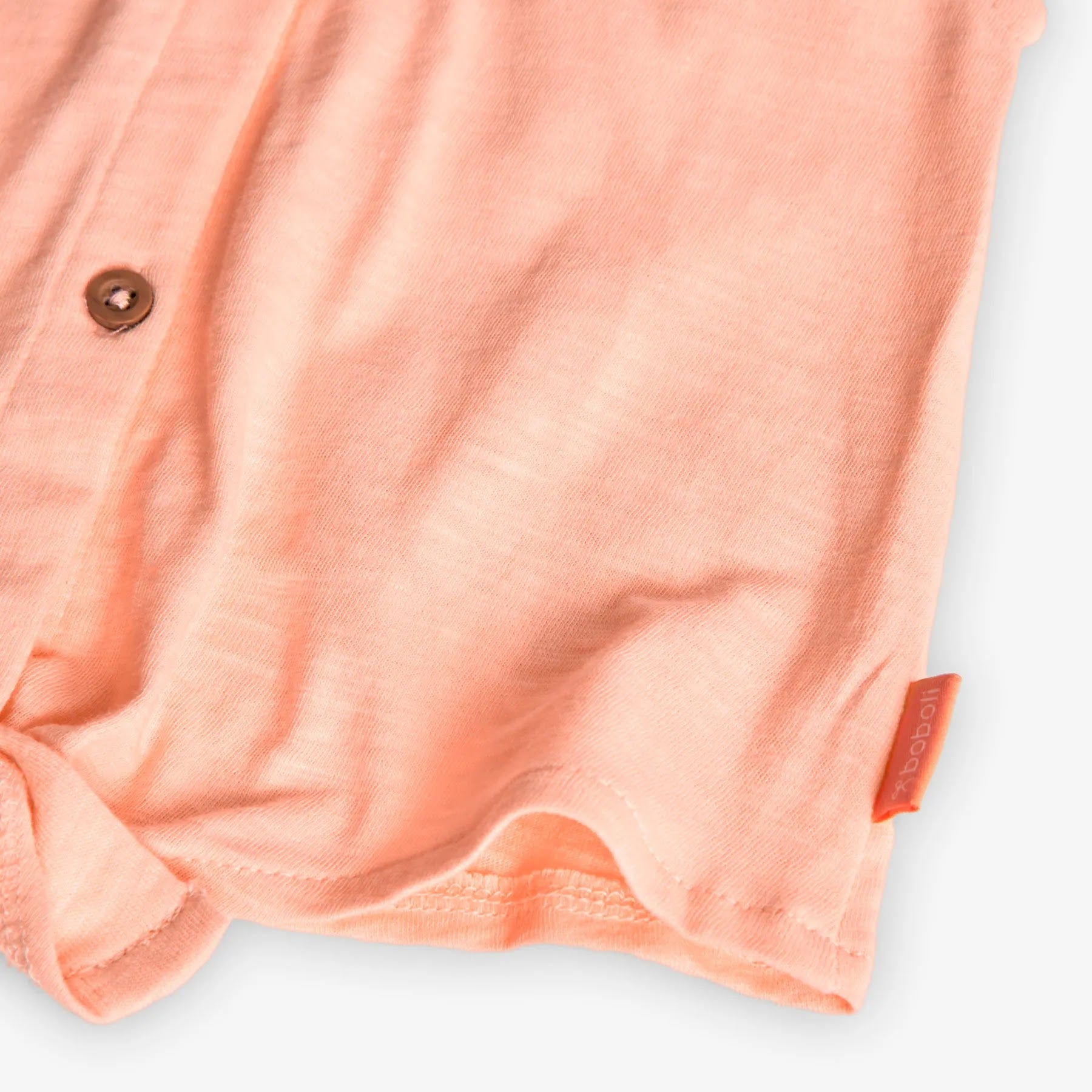 Camicia giromanica con colletto sangallo rosa