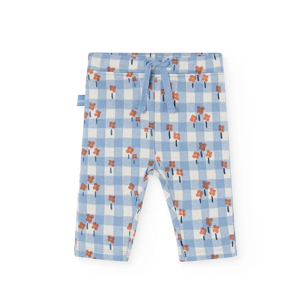 Completo maglia e pantalone floreale
