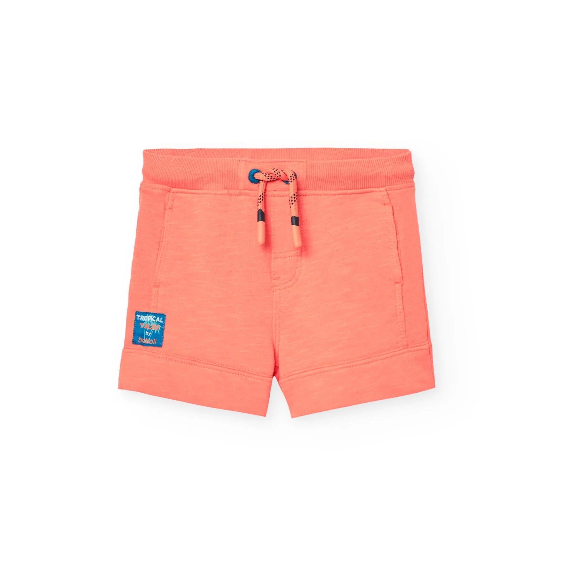 Shorts in felpa leggera arancio